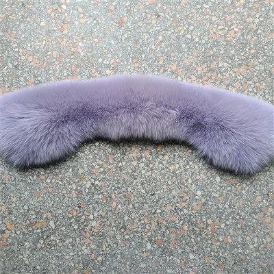 Coler ffwr Llwynogod Go Iawn Lliwiedig o Ansawdd Uchel