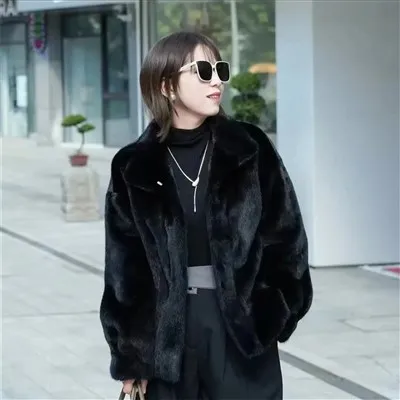 Long Mink fur Coat